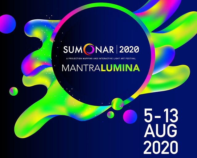 "Sumonar" festival video mapping/ projection di Yogyakarta Agustus 2020